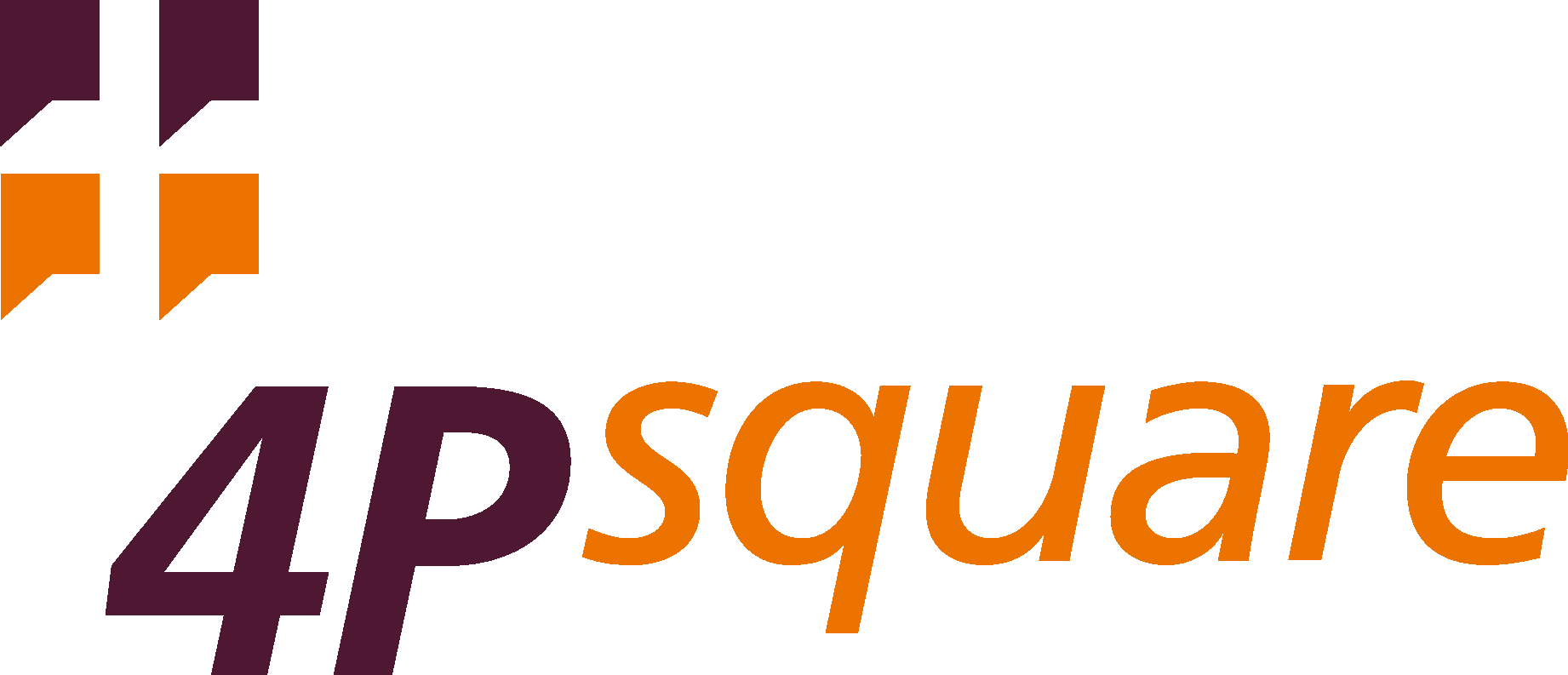 4P Square Logo Vector Logo